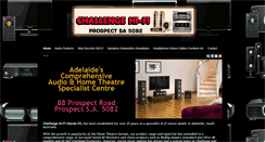 Desktop Screenshot of challengehifi.com.au